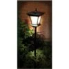 Solar Powered Garden Lamp Post 1.3m -B and M Store 233526 130cm solar garden lamp post 2