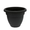 B&M Bell Pot Black Planter 35cm -B and M Store 256223 Bell Pot Black Planter 35cm 1