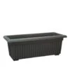 B&M Black XL Trough Planter 70cm -B and M Store 256228 70cm sovereign trough planter1