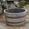 B&M Half Whisky Barrel Planter 2 B&M Half Whisky Barrel Planter -B and M Store 275115 half whisky barrel