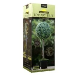 Solar Powered Topiary Tree - White LED 70cm 11 Solar Powered Topiary Tree - White LED 70cm -B and M Store 286968 70cm solar topiary ball string lights1