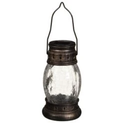 B&M Mining Lantern With Crackle Ball 15 B&M Mining Lantern With Crackle Ball -B and M Store 306957 miners lantern with crackle ball bronze1