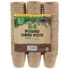B&M Round Fibre Pots 84pk -B and M Store 319170 84 round fibre pots
