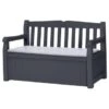 B&M Keter Eden 2-in-1 Bench Storage Set -B and M Store 320978 keter eden 2in1 bench storage set