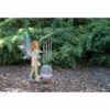 Solar Powered Garden Fairy With Wind Chime -B and M Store 331455 garden fairy with solar crackle ball and windchime