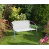 B&M Sorrento Rattan Effect Bench -B and M Store 332609 sorrento rattan effect bench