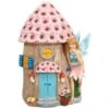 B&M Garden Fairy House Ornament -B and M Store 342048 fairy with house blue