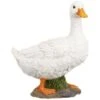 B&M Resin Duck Garden Ornament - White -B and M Store 342055 resin duck ornament white