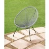 String Garden Chair -B and M Store 342309 grey hawaii string moon chair