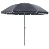 B&M Dakota Parasol 1.8m - Grey 1 B&M Dakota Parasol 1.8m - Grey -B and M Store 342342 grey parasol1
