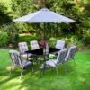 Madison Premium 8pc Patio Set -B and M Store 353309 madison grey padded 8pc patio set 4