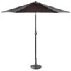 Crank Handle Parasol 2.7m - Black -B and M Store 353335 crank tilt handle parasol 2 7m black