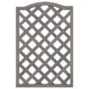 Curved Framed Diamond Trellis - Grey -B and M Store 353572 framed rounded trellis 90x60cm
