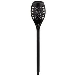 Morocco Solar Light Post -B and M Store 353593 morocco flame effect torch stake 48cm