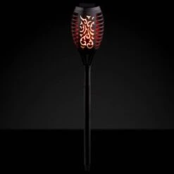 Morocco Solar Light Post -B and M Store 353593 morocco flame effect torch stake 48cm 3
