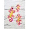 B&M Glass Gecko Wall Art 3pk - Pink -B and M Store 353683 3pk glass gecko wall art pink