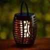 Morocco Flame Effect Solar Lantern -B and M Store 353736 morocco solar lantern