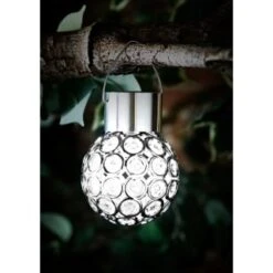 Dallas Hanging Solar Light 10 Dallas Hanging Solar Light -B and M Store 353746 dallas light white