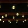 Solar Powered Bulb String Lights 50pk - Warm White -B and M Store 366396 50 solar powered bulb string lights warm white led