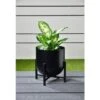 B&M New York Planter Large - Black -B and M Store 366546 new york planter on stand large