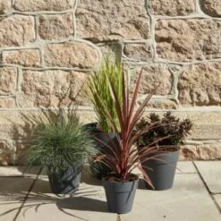 B&M Soho Pot Planter - Charcoal 28cm 10 B&M Soho Pot Planter - Charcoal 28cm -B and M Store 378389 385058 381595 soho planter charcoal 38cm 28cm 17cm