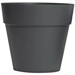 B&M Soho Pot Planter - Charcoal 38cm 3 B&M Soho Pot Planter - Charcoal 38cm