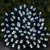 Eveready Solar Powered LED String Lights 80pk - Cool White -B and M Store 379212 eveready solar powered string lights 80 cool white leds