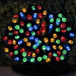 Eveready Solar Powered LED String Lights 80pk - Multicolour