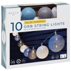B&M 10 Orb Solar String Lights -B and M Store 379255 10 orb solar string lights 3 1