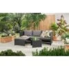 Bali Reversible Rattan Effect Corner Sofa Set -B and M Store 379297 379461 bali reversible rattan corner set 2
