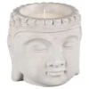 B&M Tranquil Garden Buddha Head Candle -B and M Store 379515 tranqul garden buddha head candle