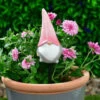 B&M Garden Gonk Plant Pot Stick - Pink -B and M Store 379522 garden gonk pot sticks pink