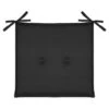 Luxury Seat Pads - Black 2pk -B and M Store 379539 2pk shower resistant seat pads black