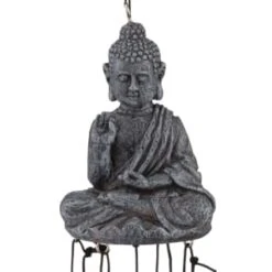 B&M Tranquil Garden Windchime - Buddha -B and M Store 379541 tranquil garden buddha windchime 2