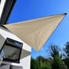 Sail Shade 3m - Cream -B and M Store 379775 3m sail shade cream