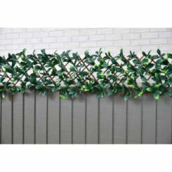 B&M Expanding Artificial Laurel Leaf Trellis 180 X 30cm -B and M Store 379971 expanding laurel leaf trellis 180x30cm 2