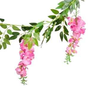 B&M Artificial Wisteria Garland 180cm - Pink 5 B&M Artificial Wisteria Garland 180cm - Pink - Image 3