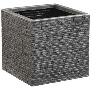 B&M Large Square Planter - Pewter 3 B&M Large Square Planter - Pewter