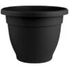 Extra Large Bell Pot Planter 55cm - Black -B and M Store 383574 55cm xl bell pot planter black