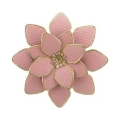 B&M Flower Wall Plaques 2pk - Pink -B and M Store 392757 2pk metal wall flowers pink 4