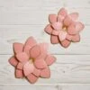 B&M Flower Wall Plaques 2pk - Pink -B and M Store 392757 2pk metal wall flowers pink1