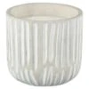 B&M Grey Cement Candle -B and M Store 392774 grey cement candle with lines