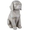 B&M Sitting Dog Garden Ornament -B and M Store 392843 sitting dog ornament