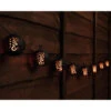 Morocco Solar Powered String Lights 8pk - Flame Effect -B and M Store 392882 8pk morocco solar powered string lights
