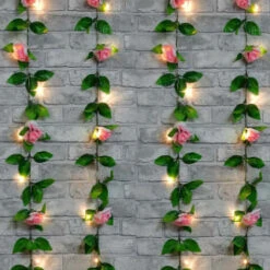 B and M Store -B and M Store 392925 150x150cm artificial rose solar curtain 21