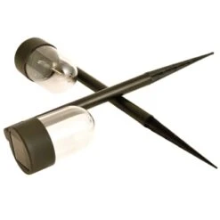 Monaco Solar Powered Post Lights 2pk -B and M Store 392976 2 pack monaco solar powered post lights 2