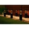 Cambridge Solar Powered Tube Post Lights 6pk -B and M Store 392998 6pk cambridge solar powered tube post lights
