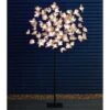 Solar Powered Magnolia Blossom Tree 4ft -B and M Store 393029 4ft solar powered magnolia blossom tree