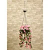 Solar Powered Artificial Floral Hanging Basket -B and M Store 393030 solar powered artificial floral hanging basket1