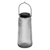 Solar Powered Tinted Glass Lantern -B and M Store 393033 solar powered ribbed tinted glass lantern 2
